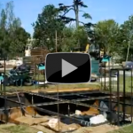 RHS Hampton Court Flower Show Overground Build Time Lapse